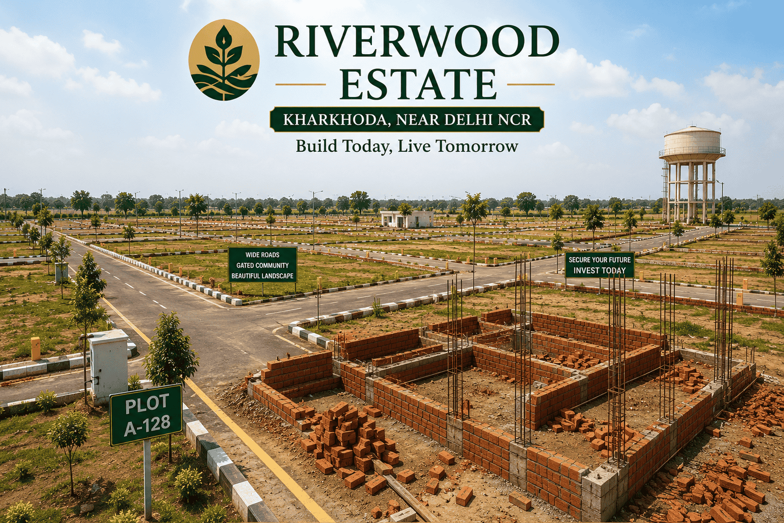 Riverwood Estate Kharkhoda Premium Plots for Sale