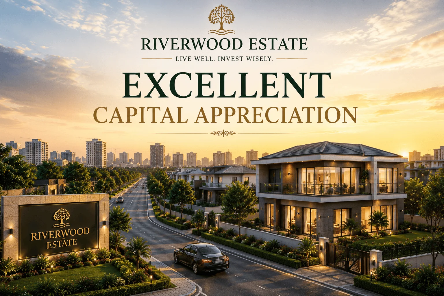 Riverwood Landscaped Boulevards