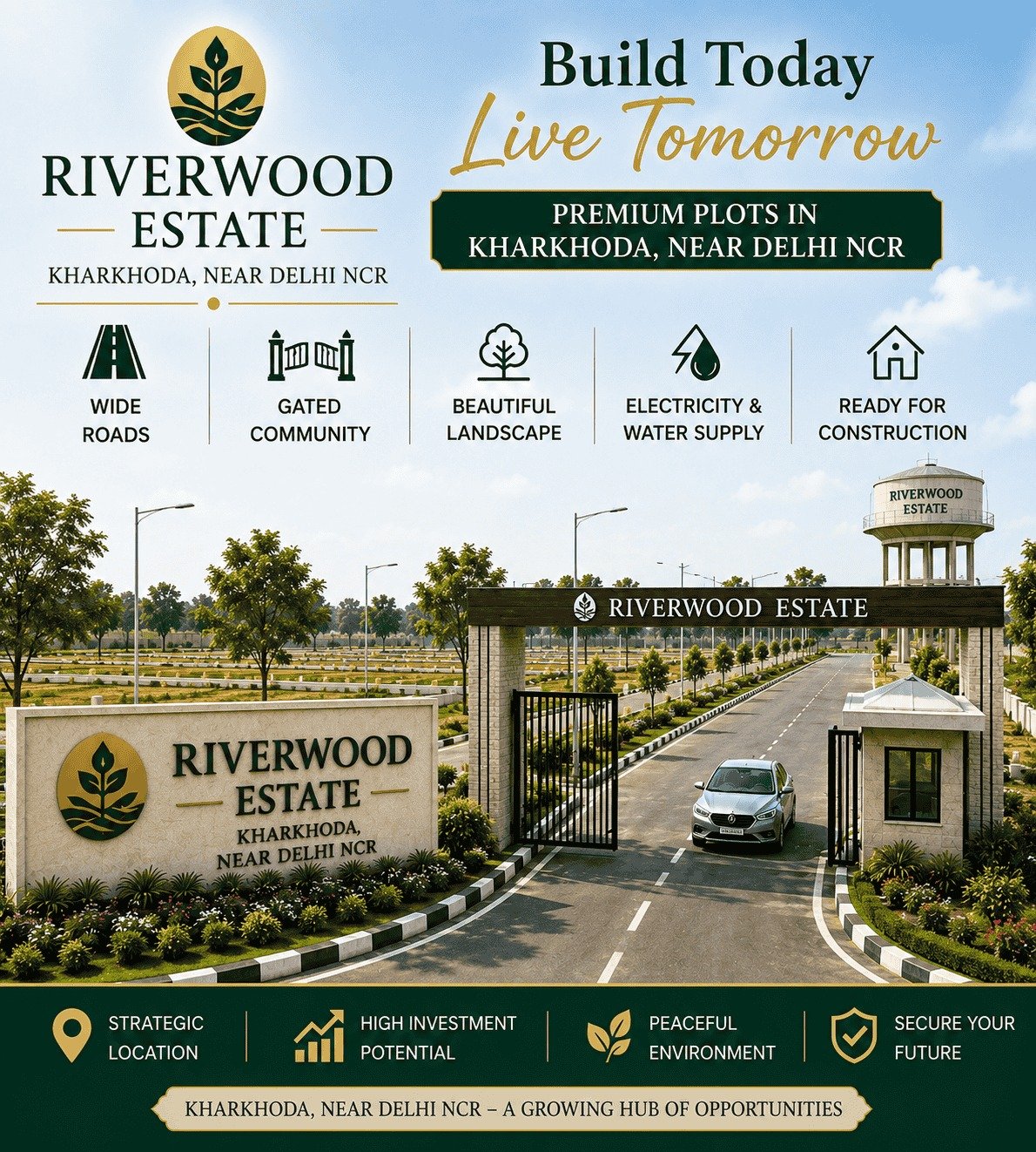 Riverwood Estate Kharkhoda Layout Plan